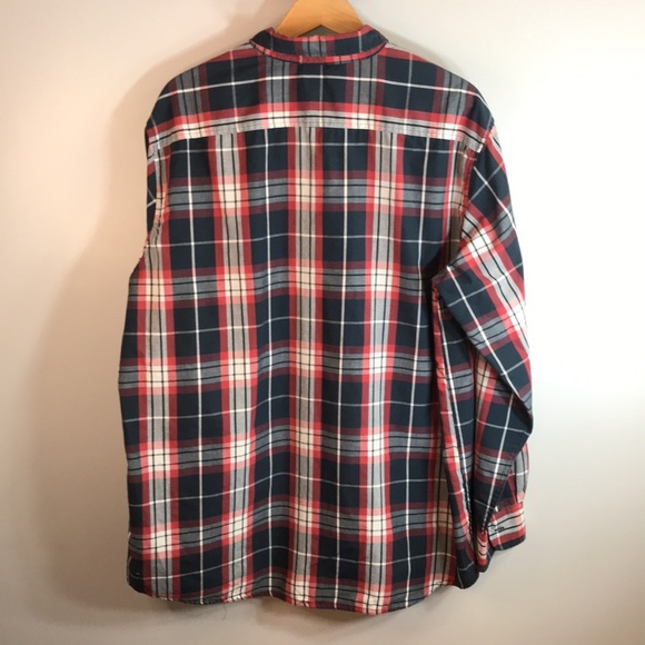 Midtown Plaid Long Sleeve Shirt Size XL - Picture 5 of 6